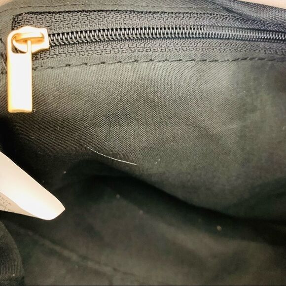 Vegan Leather Upside Down Shoulder Bag, Khaki - Picture 4 of 9